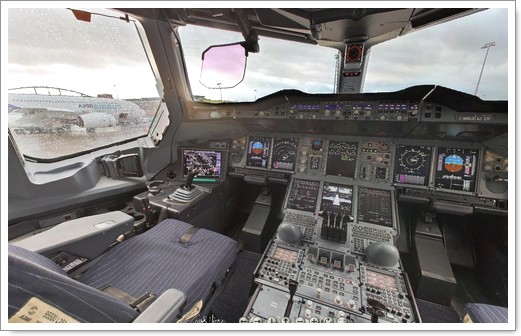 Cockpit Airbus A380