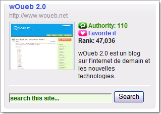 Mesurer la popularité d'un blog : indicateur Technorati