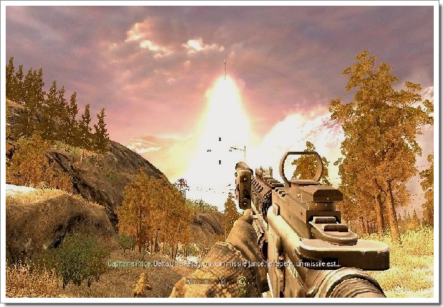 Call Of Duty 4 Modern Warfare : tir de missile