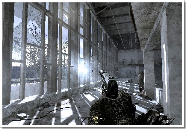 Call Of Duty 4 Modern Warfare : ancienne piscine détruite en Russie