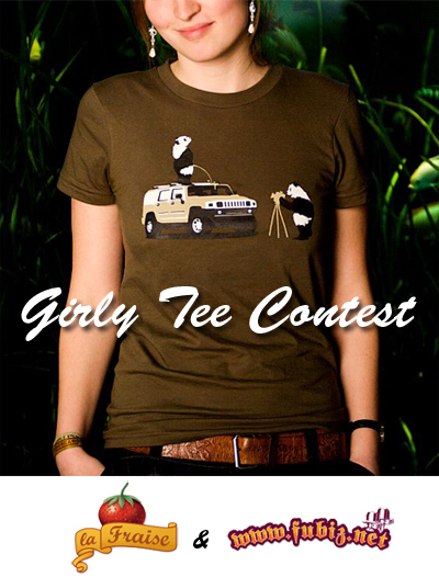 Girly Tee Contest par Fubiz et La Fraise