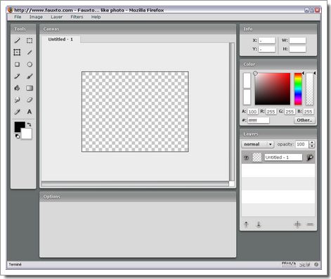 Fauxto.com : édition d'image en ligne