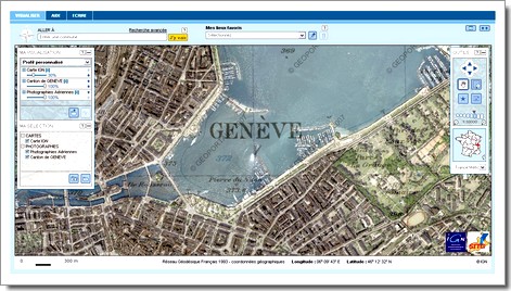 Nouvelle version du géoportail