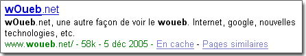 Lien En cache de wOueb.net