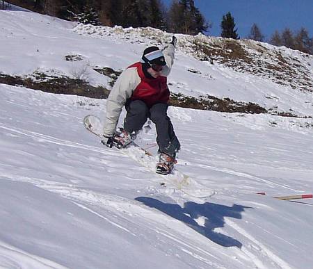 Romain en snowboard - wOueb.net