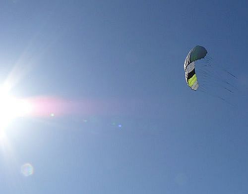 Voile de traction : jardin des 2 rives, strasbourg