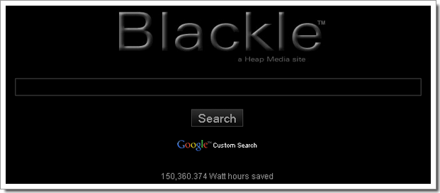 Blackle, un Google pas si écolo que ça