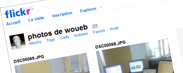 Mon application coup de coeur 2006 : Flickr